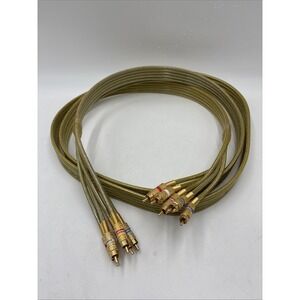 RCA (5) Connector  6 Foot Digital High Performance  Audio Video Cable 24k Plated